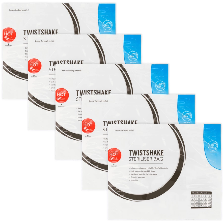 TWISTSHAKE Sterilisationsbeutel im 5er-Pack