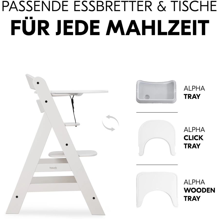 hauck Hochstuhl Alpha Plus Creme