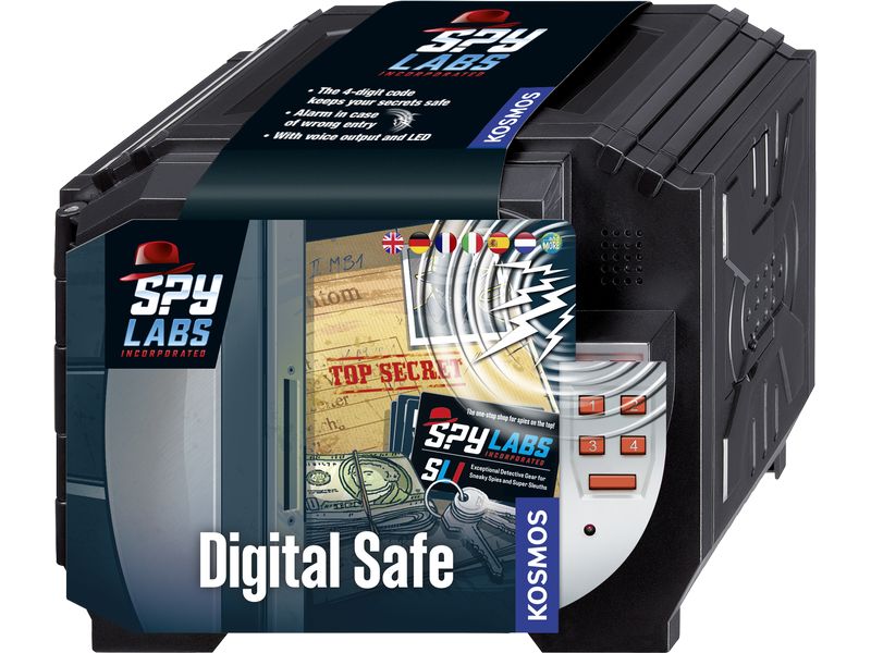Kosmos Detektivausrüstung Spy Labs – Digital Safe Detektiv-Set