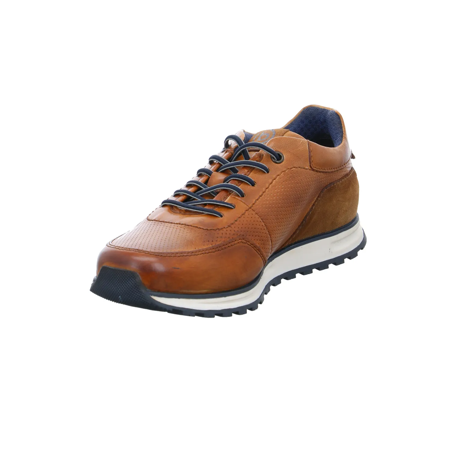 BUGATTI SHOES Halbschuhe Sneaker Cognac Leder