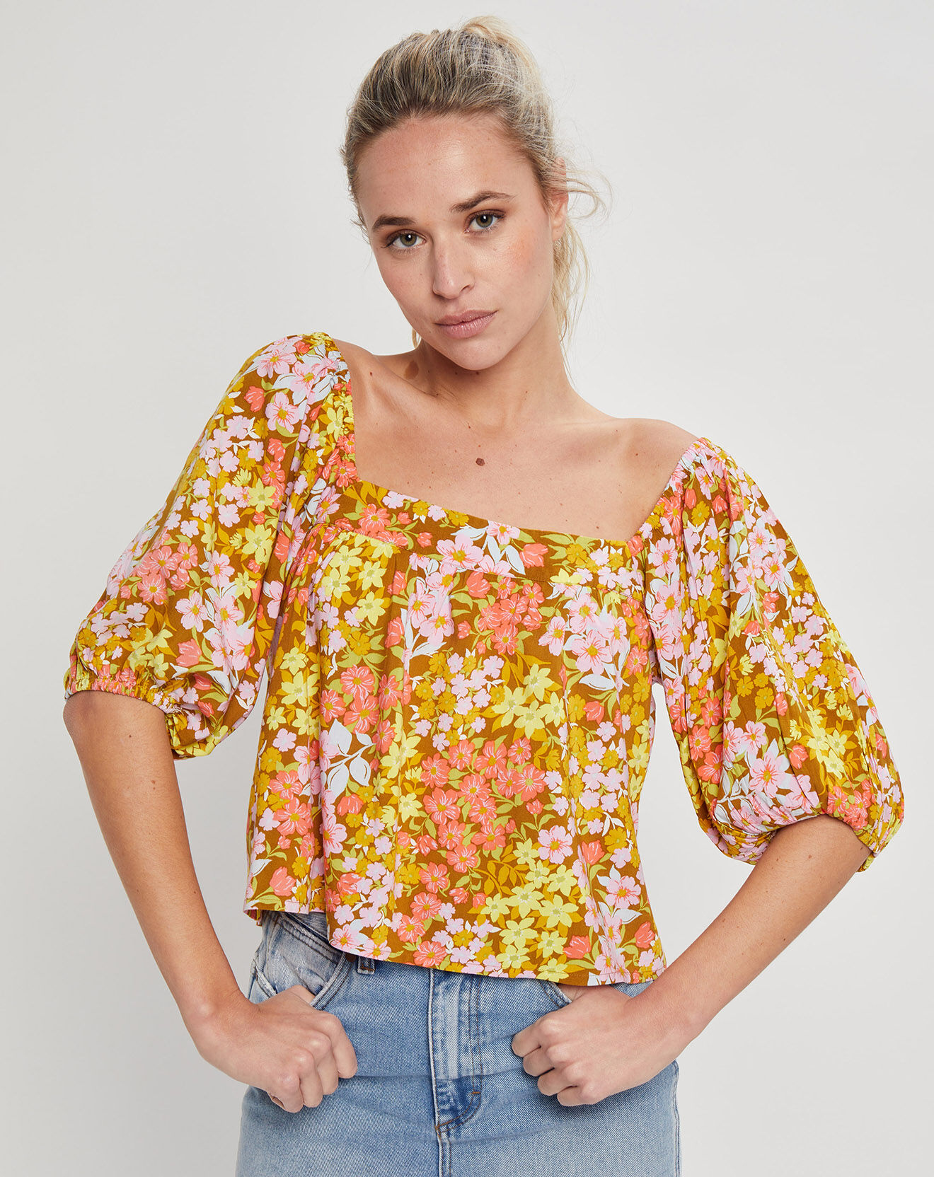 Billabong Crop Top Beach Daze multicolore