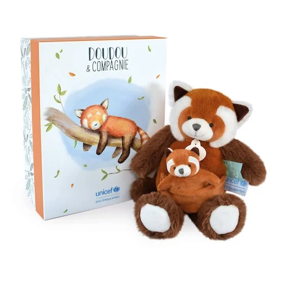 Unicef Peluche   Panda roux        25 cm   de               Doudou et Compagnie