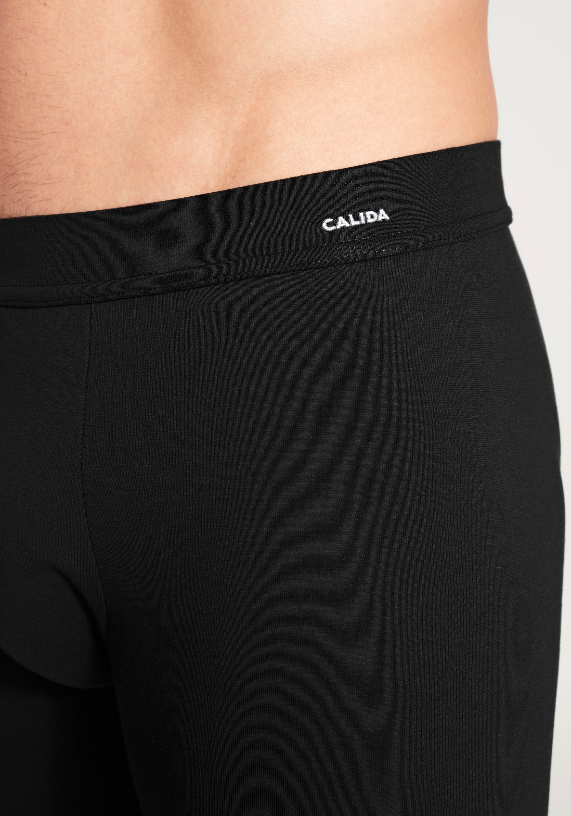 CALIDA Lange Unterhose »Cotton Code«, mit Komfortbund, elastisch, Single Jersey-Qualität