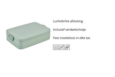 Lunchbox Take a Break large - Nordic sage