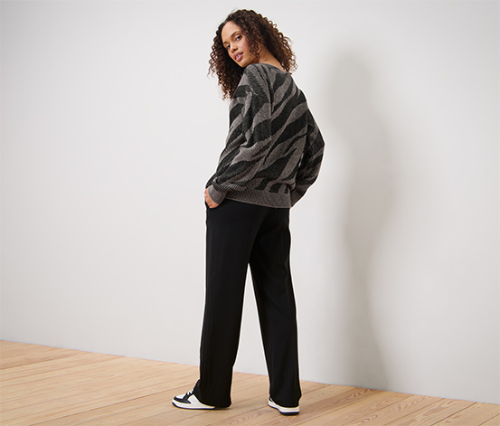Strickpullover mit Jacquard
