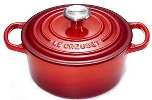 Le Creuset - Braadpan Signature - Kersenrood - Gietijzer - Ø 30 cm
