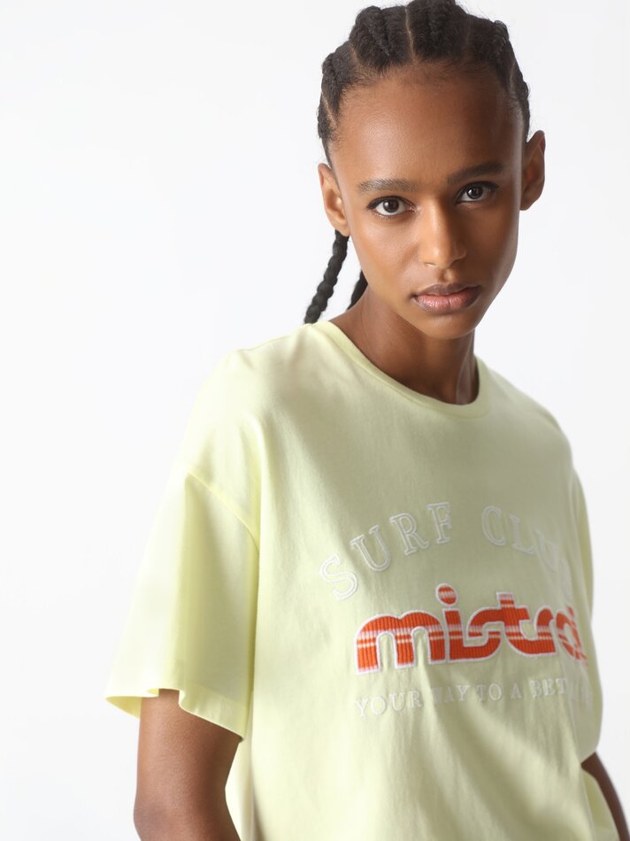 Camiseta bordada Mistral x Lefties - Amarelo Claro