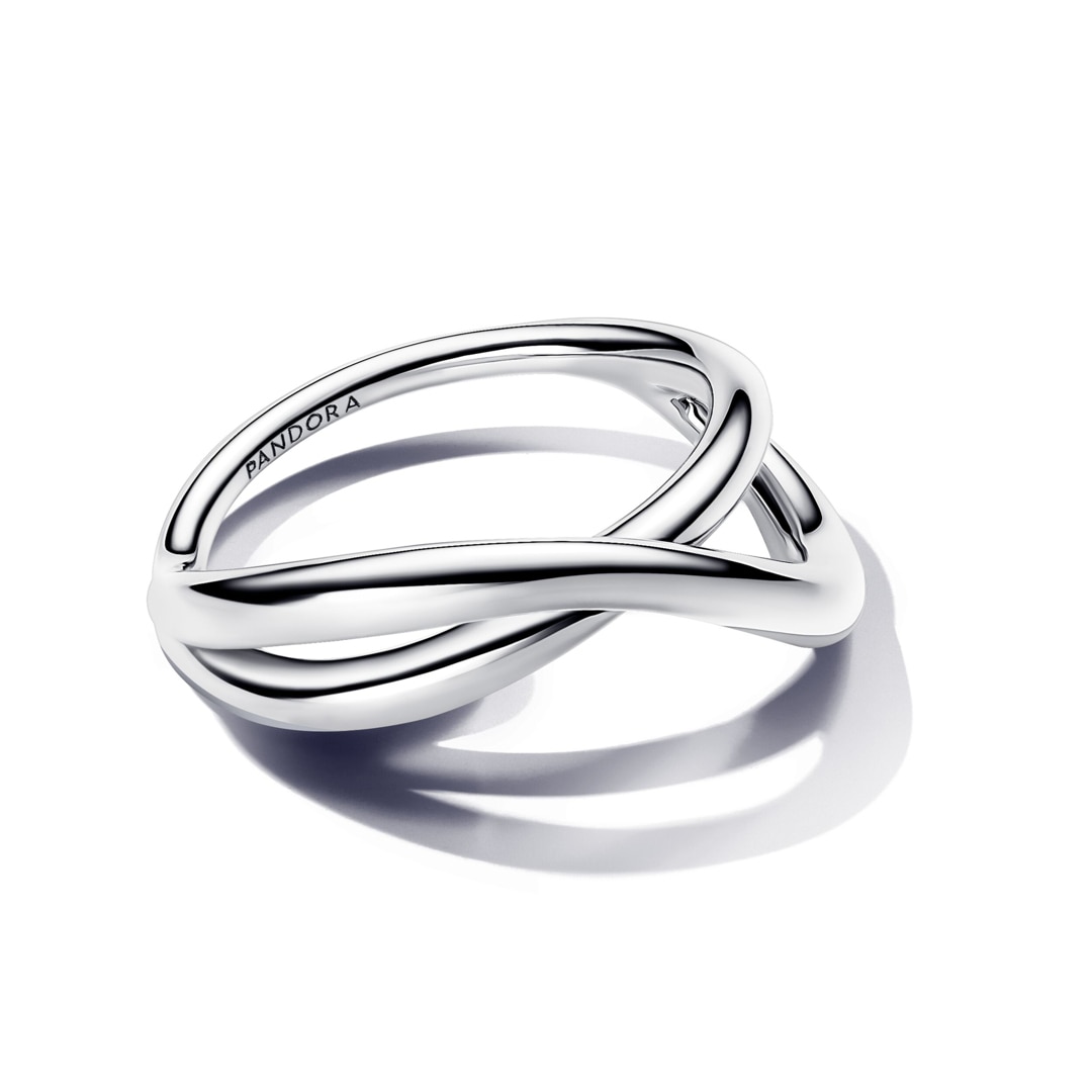 Pandora Essence Organisch Geformter Unendlichkeitsring 925 Silber