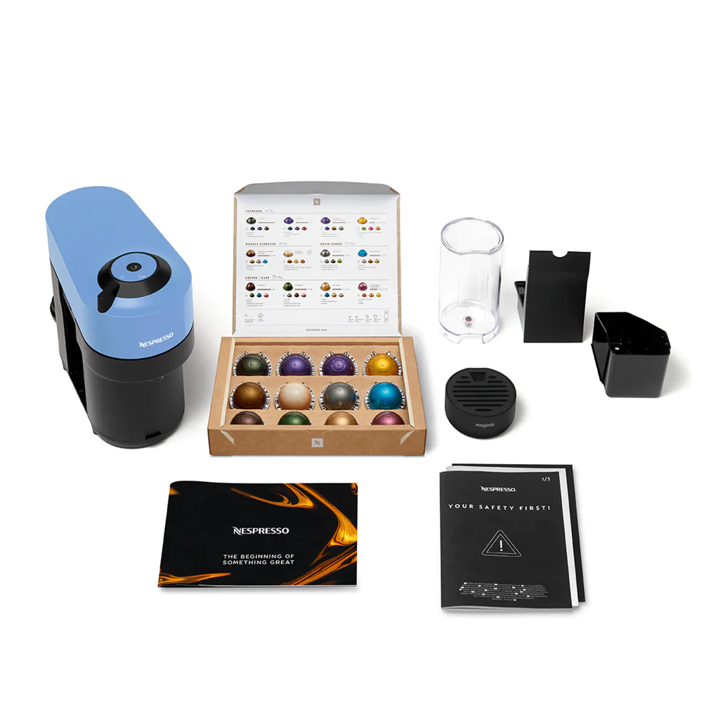 Cafetière à dosette Vertuo POP bleue Magimix