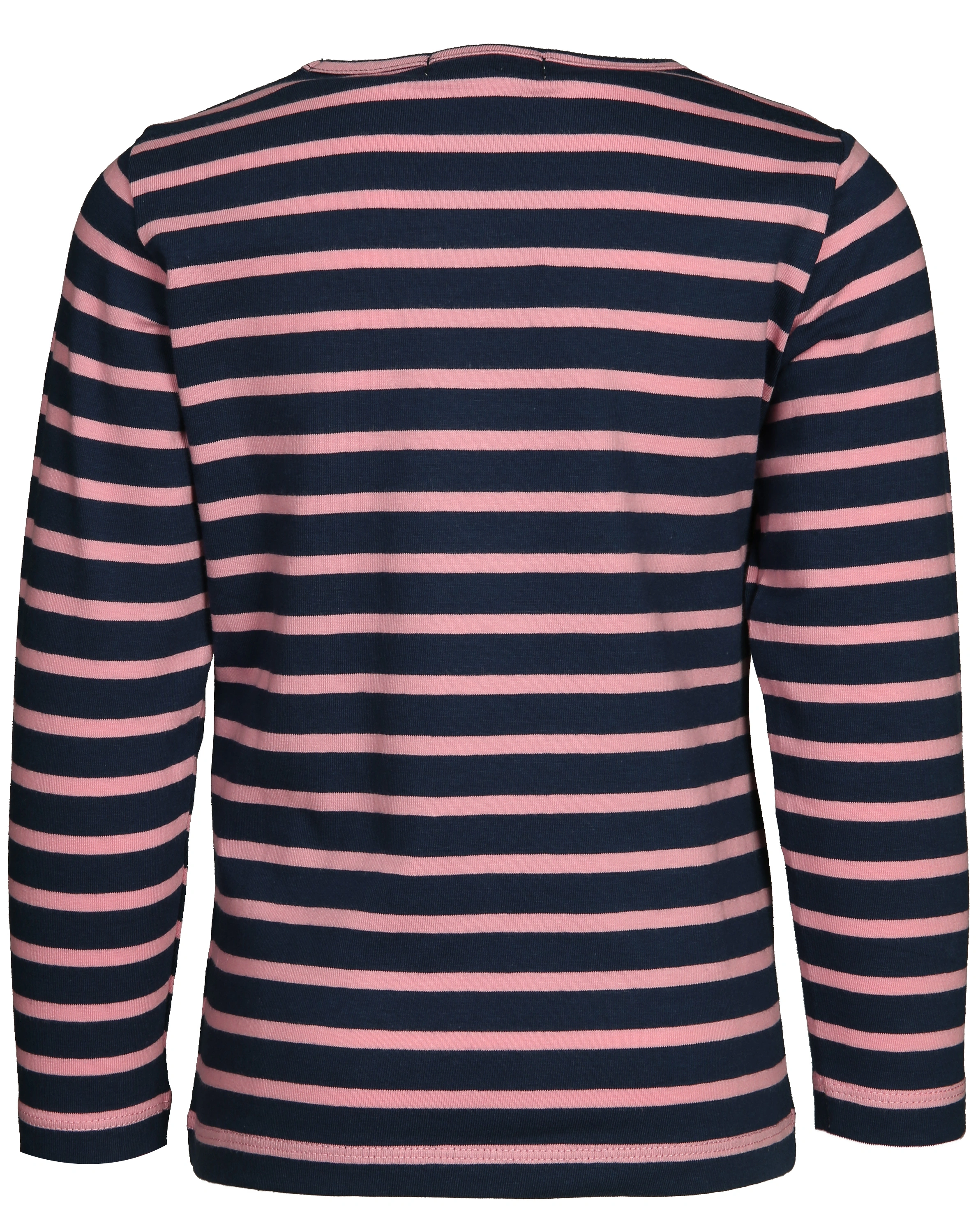 Langarmshirt PEGASUS gestreift in dunkelblau/rosa