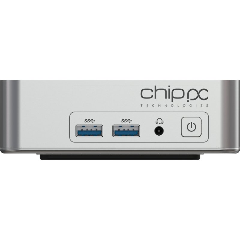 Chip PC CUBEX Nano Intel® Core™ i3 i3-1215U 16 Go DDR4-SDRAM 512 Go SSD Windows 11 Pro Mini PC Argent