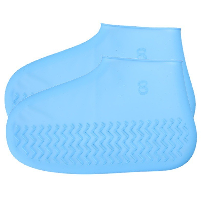 (1 Paar) Gr. L Wiederverwendbare Silikon Schuhabdeckung Schuhüberzug Wasserabweisend (Gr. 38-41) - Gelb