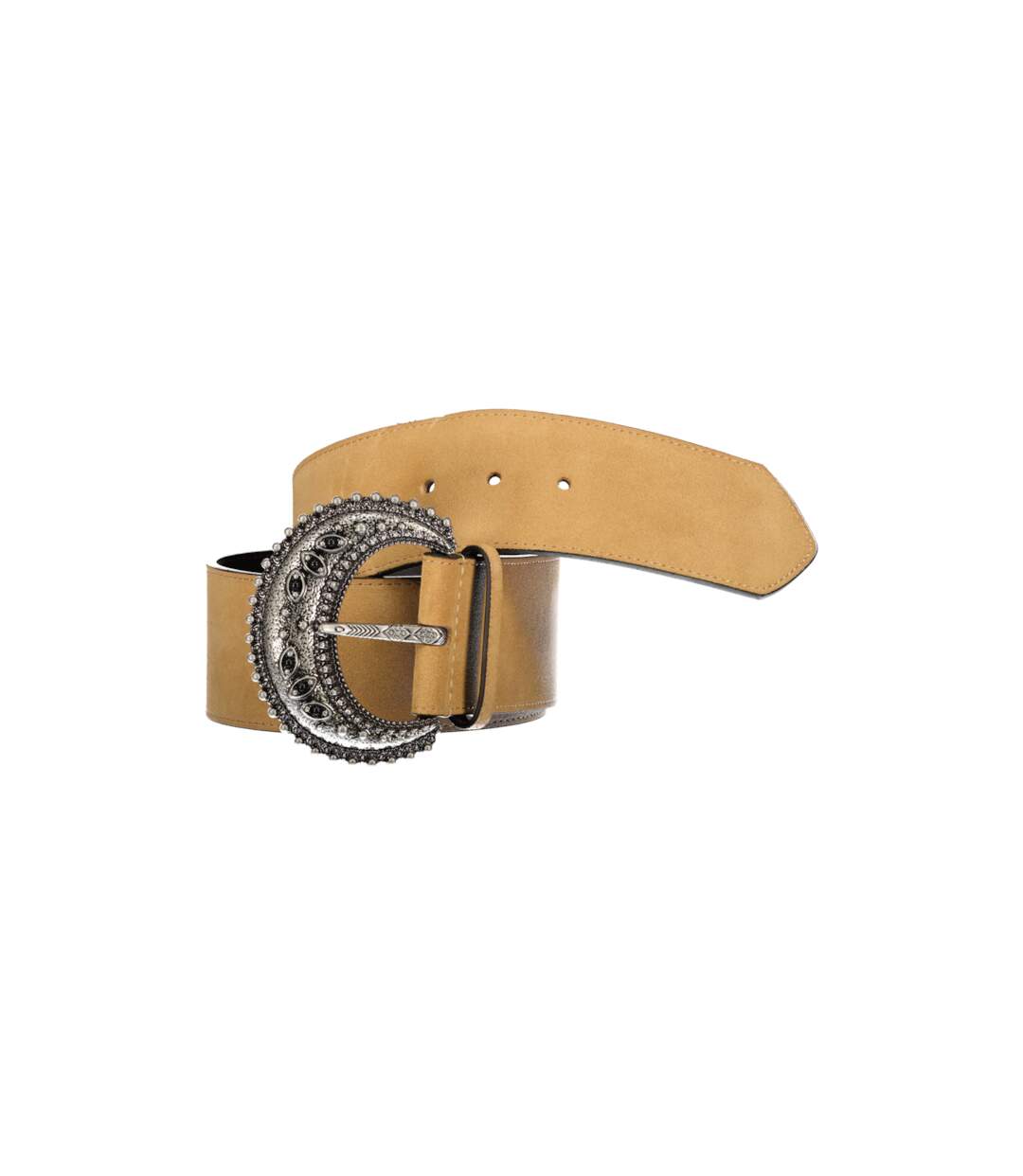 Ceinture en suede à boucle  Sand