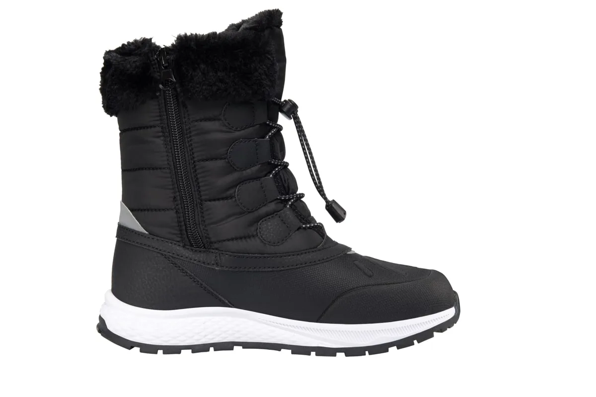 Viking Footwear Juniors' Equip Warm Waterproof Zip Black/Granite