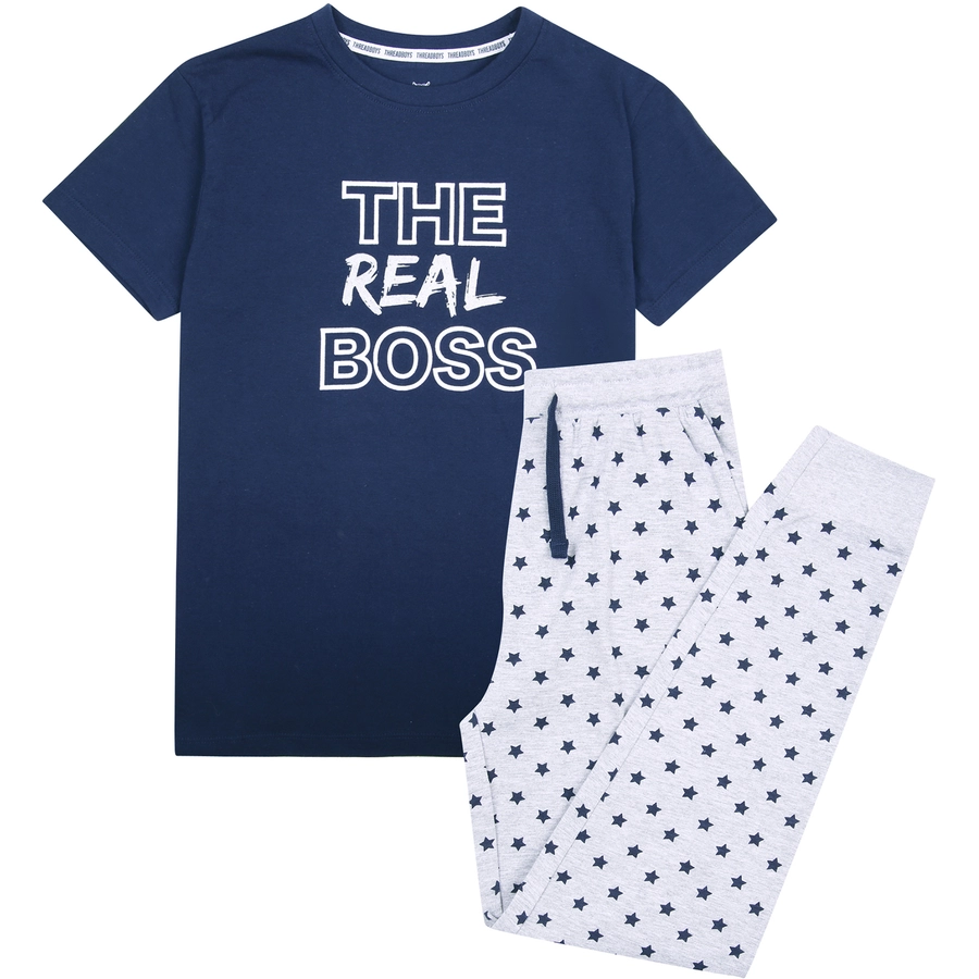 Threadboys Hausanzug THB LW - Boss Family Lounge Set Navy