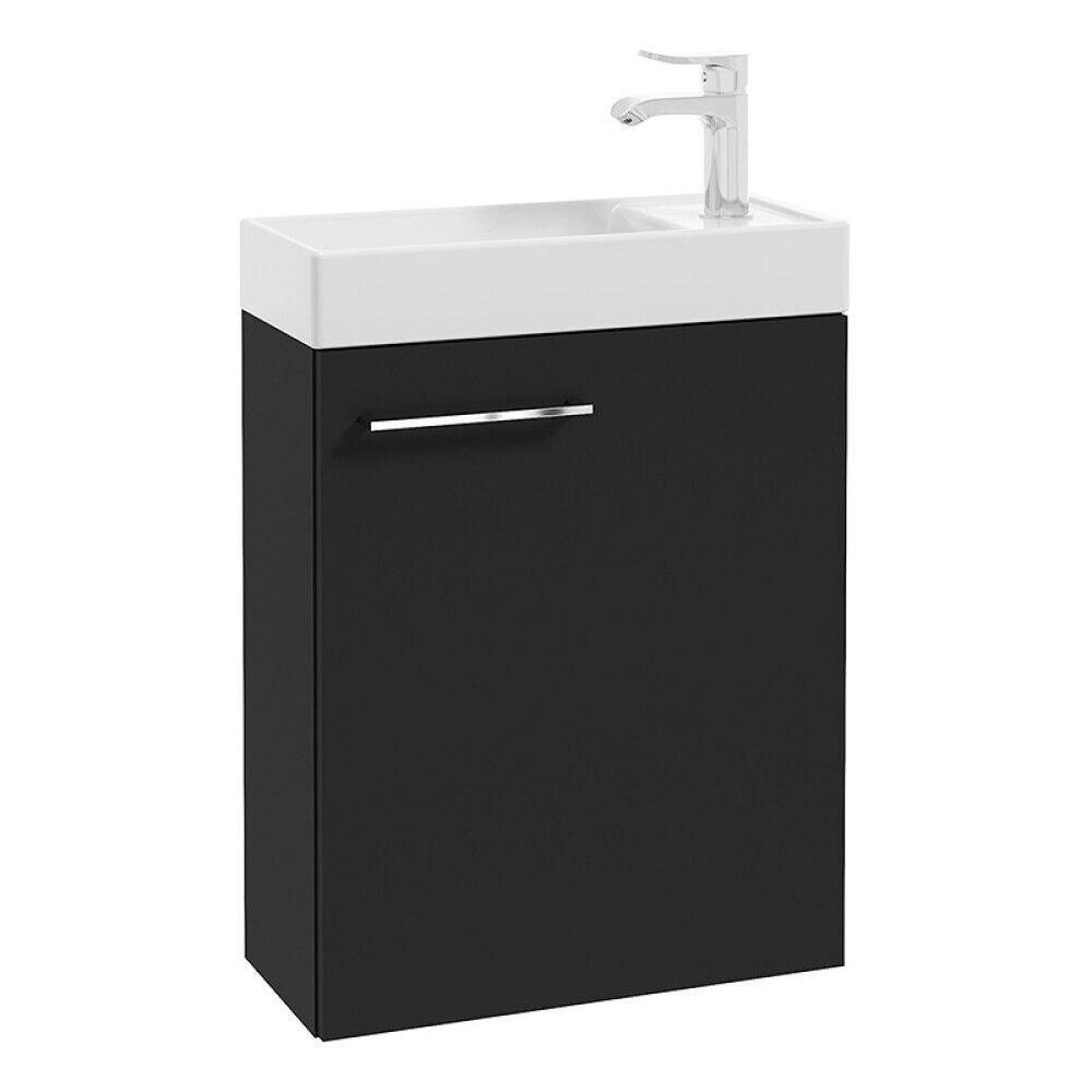 BADEROMSMØBEL RIVA ALMA 50CM SVART MATT