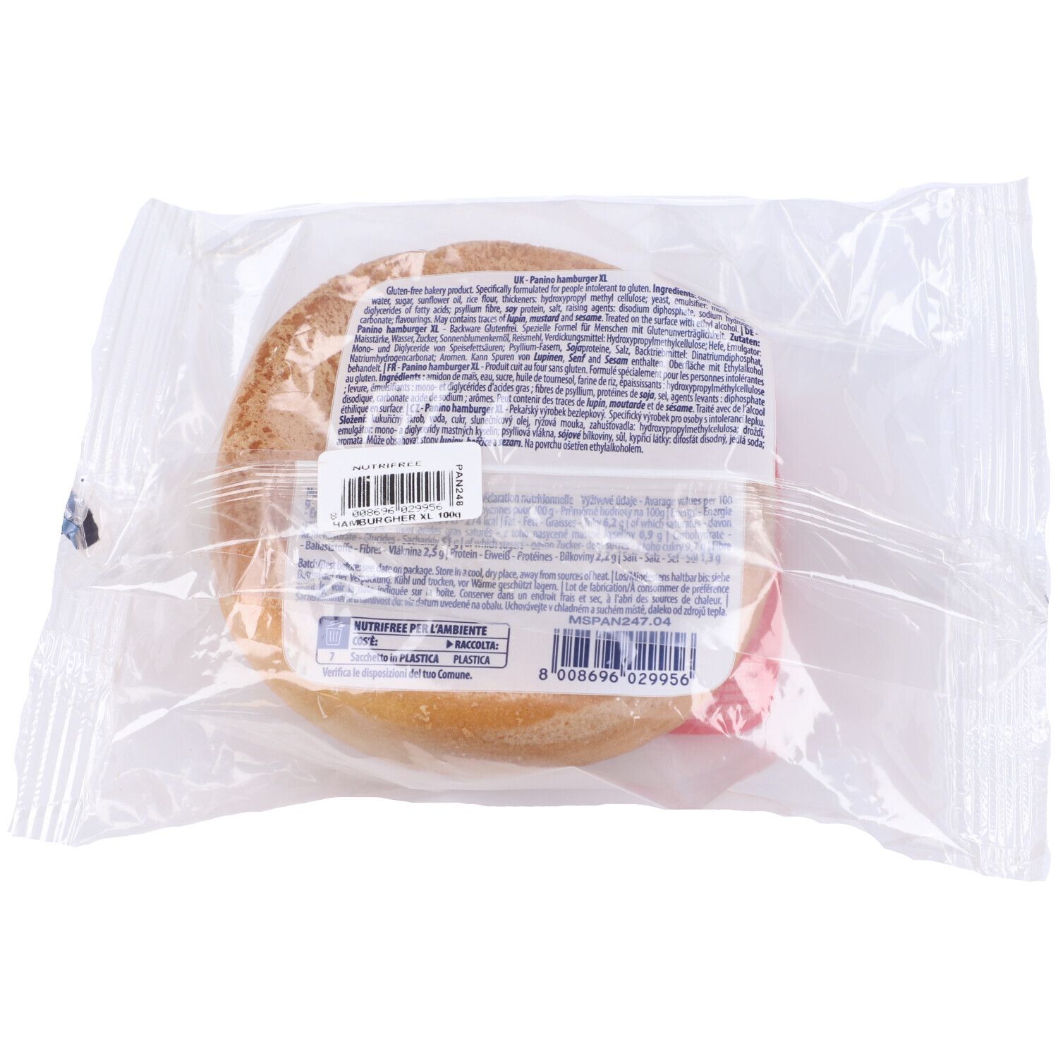 Nutri Free Panino Hamburger XL glutenfrei