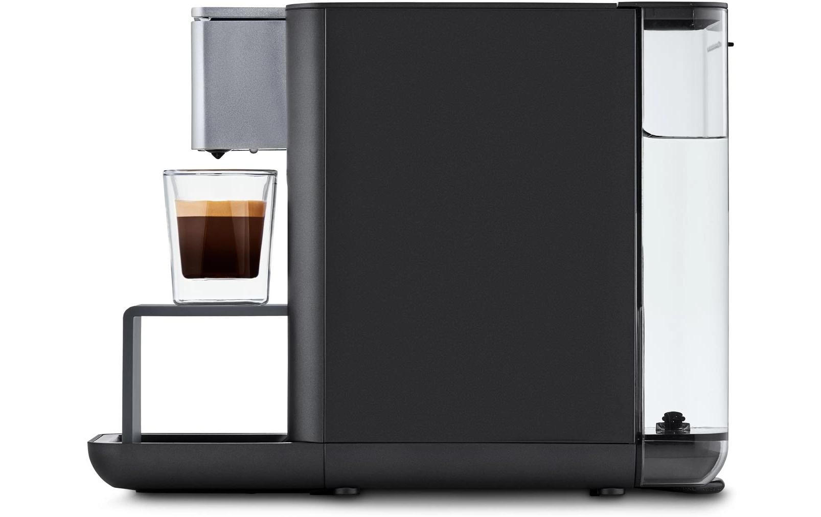 Portionskaffeemaschine Qbo Essential Dark Stone<br>Kapselmaschine mit patentierter PressBrew-Technologie