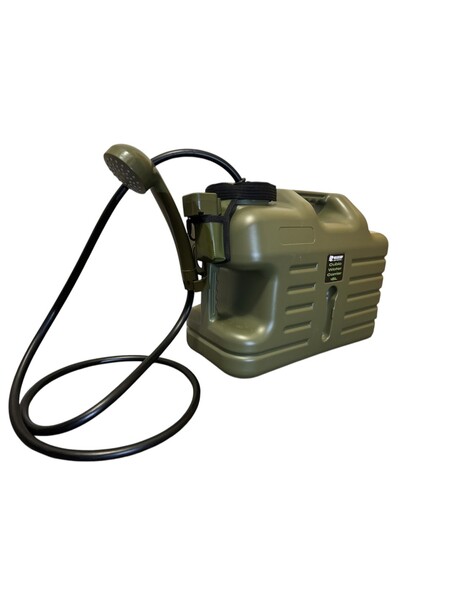 Douche de camping rechargeable Holdcarp avec panneau solaire 10W