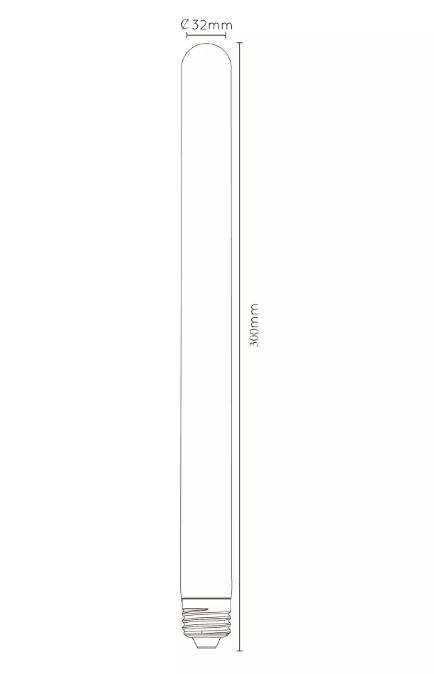 Lucide Bulb dimbare LED lamp 5W E27 30cm