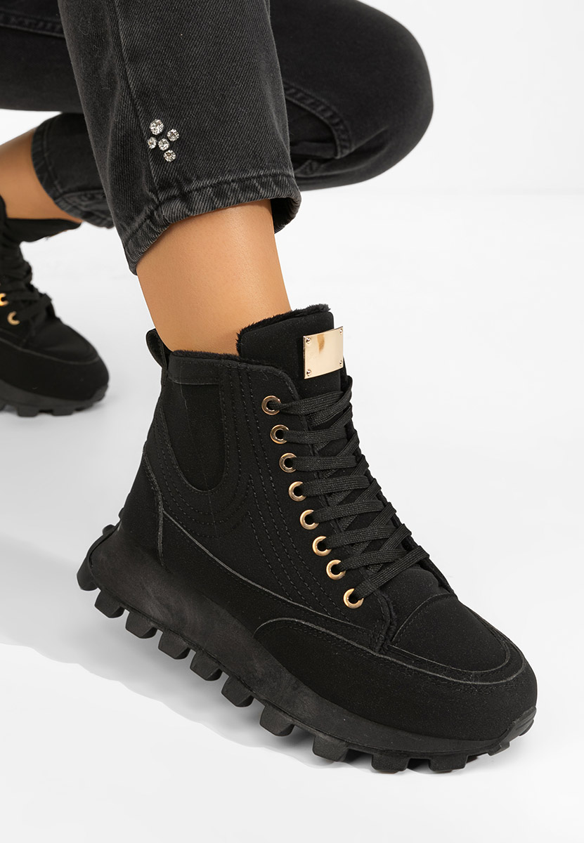 Baskets pour femme noirs Dorineia