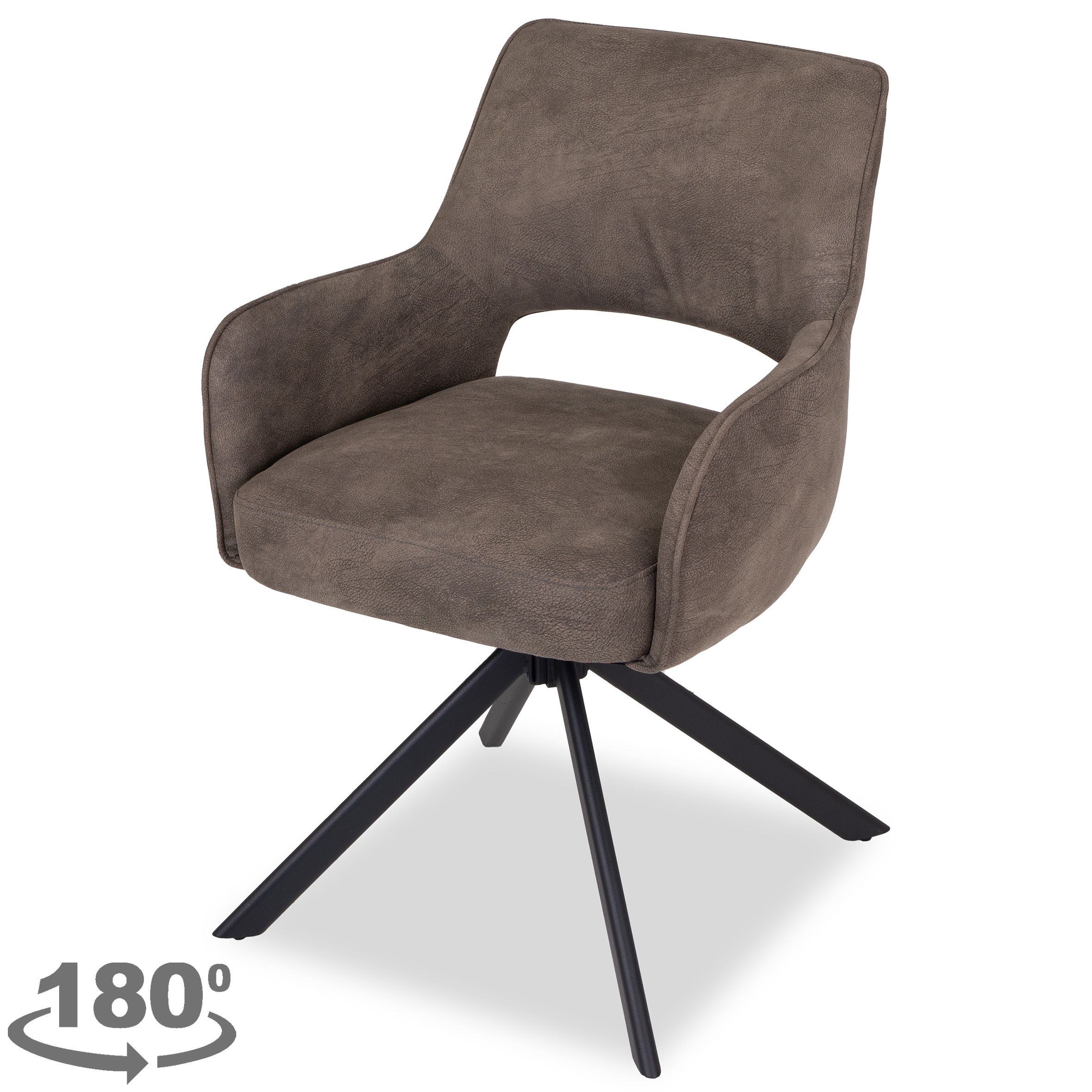 Eetkamerstoel Atlanta 06 taupe Sonja B58 x D58 x H86 cm