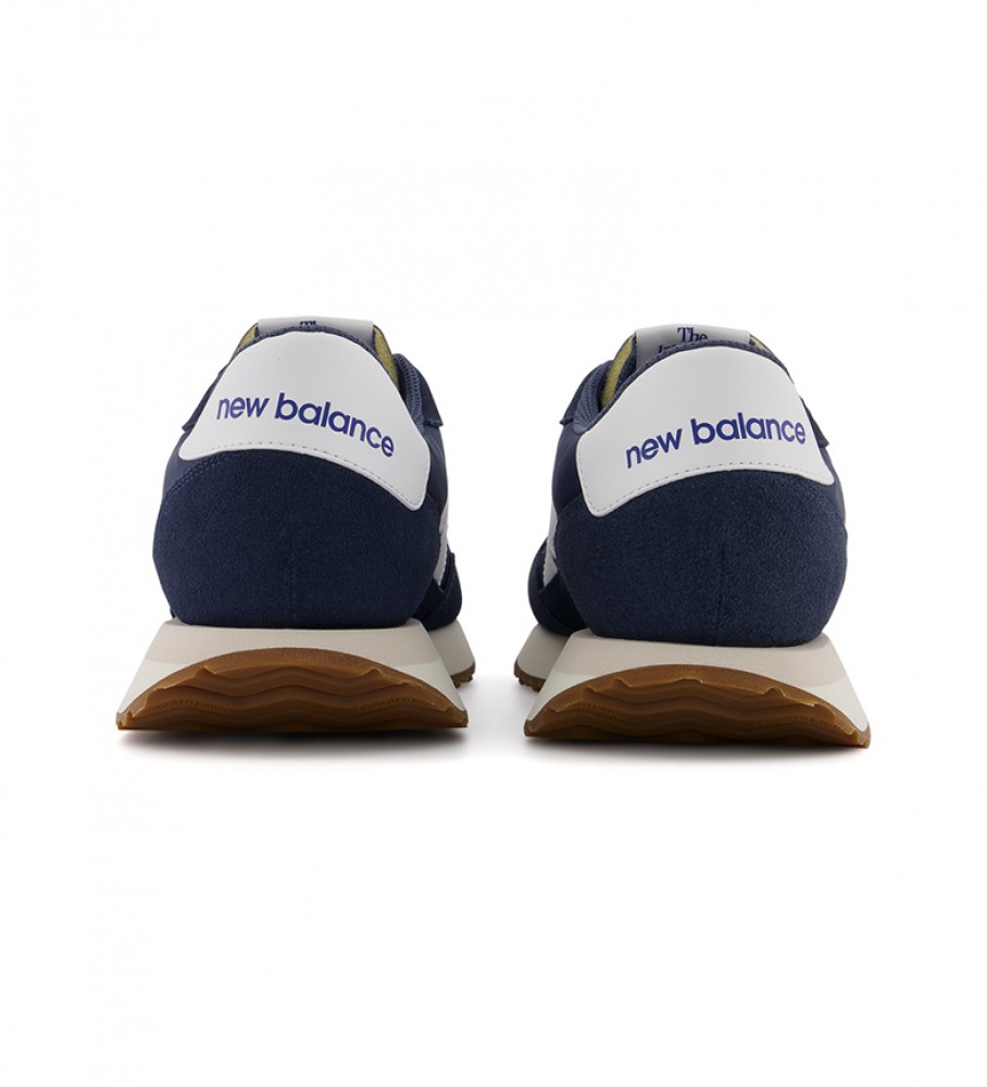 Tênis de couro New Balance MS237GB azul marinho