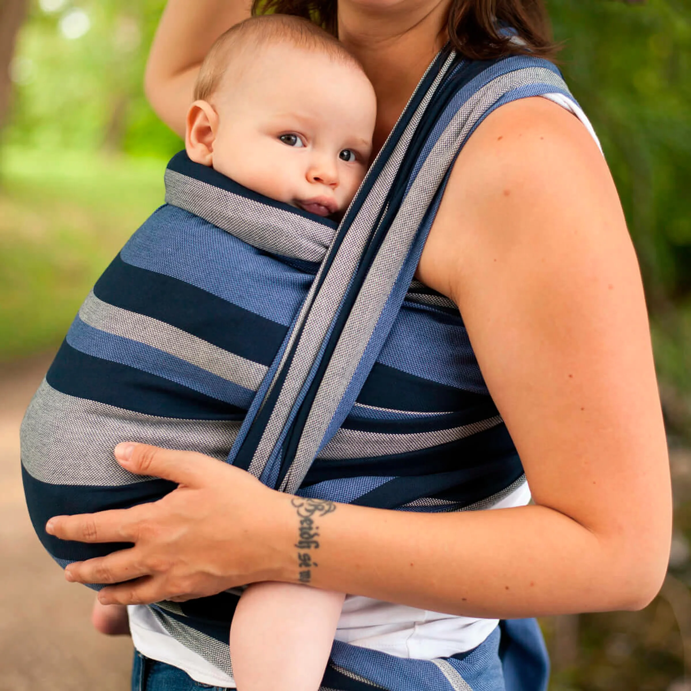 HOPPEDIZ® Babytragetuch Gewebtes Tragetuch Montreal