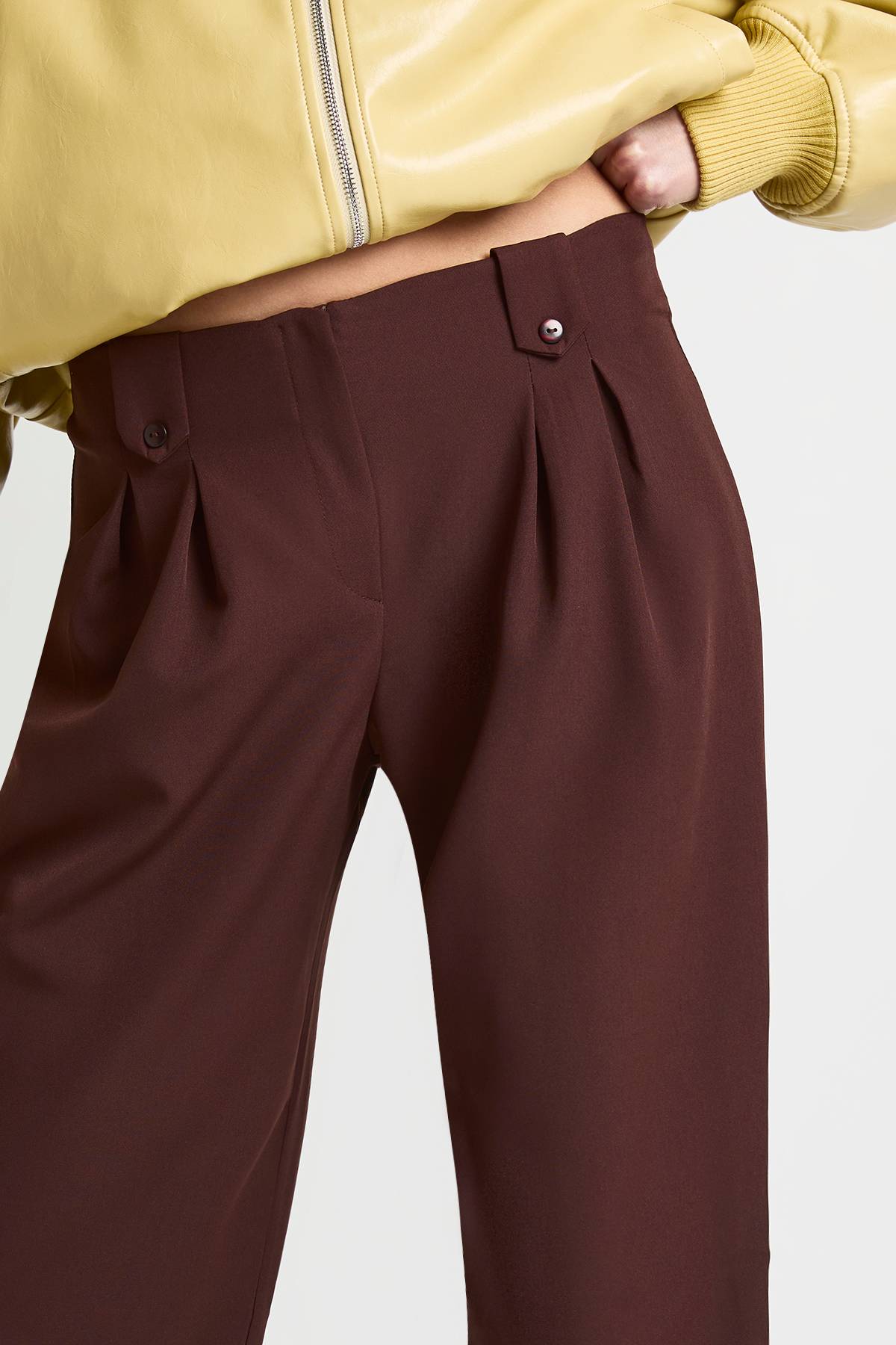 boohoo Pantalon à jambe tonneau