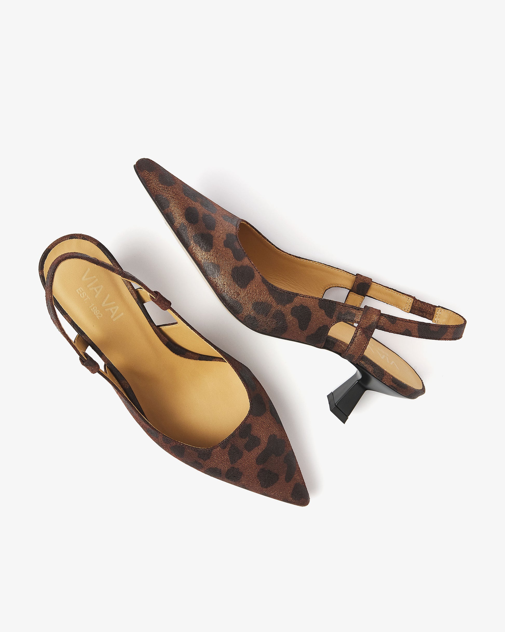 VIA VAI luipaardprint slingbacks Suzy Aliya