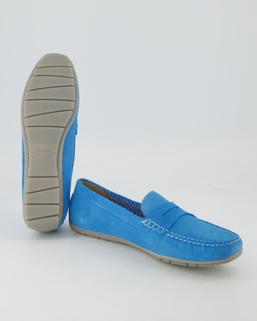 Sioux Carmona-700 Mokassins in Blau