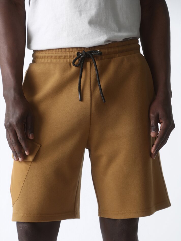 Bermuda jogger pocket - Bege