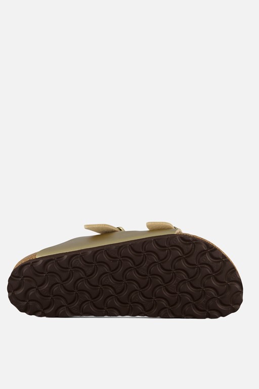 Birkenstock Arizona Slippers goud Imitatieleer
