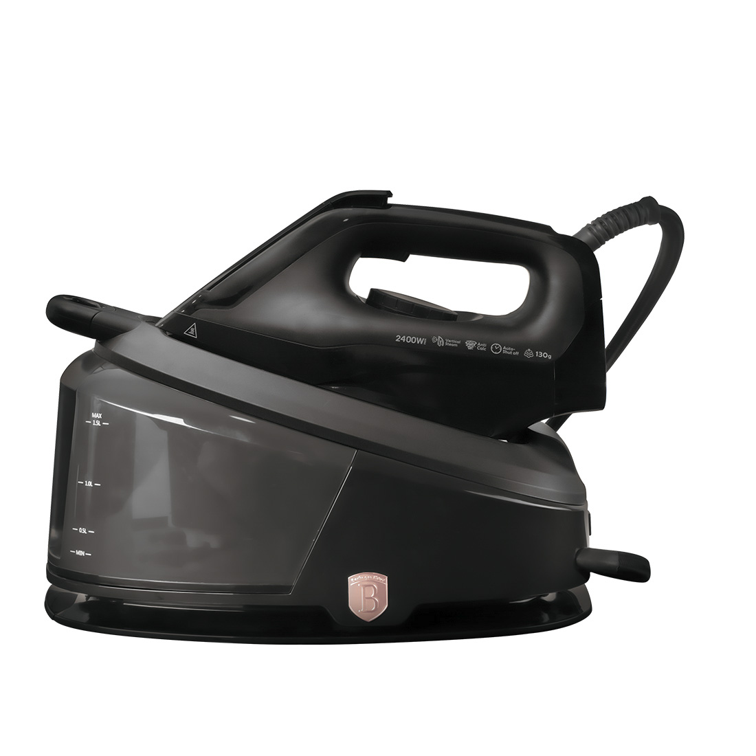 Berlinger Haus Dampfstation 2200W Black Rose Collection