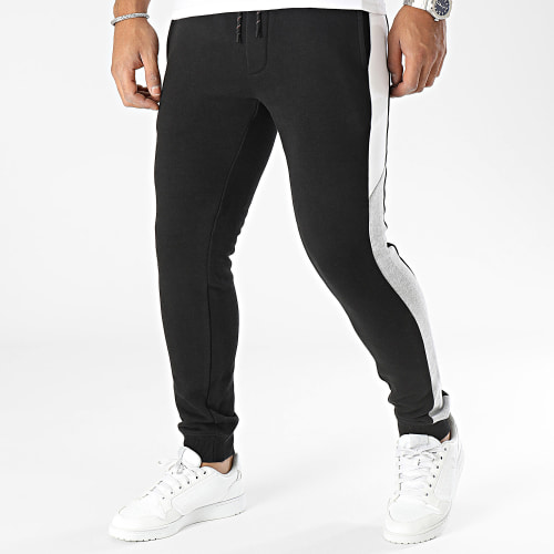 Pantalon Jogging A Bandes Twill Reid Blocking Noir