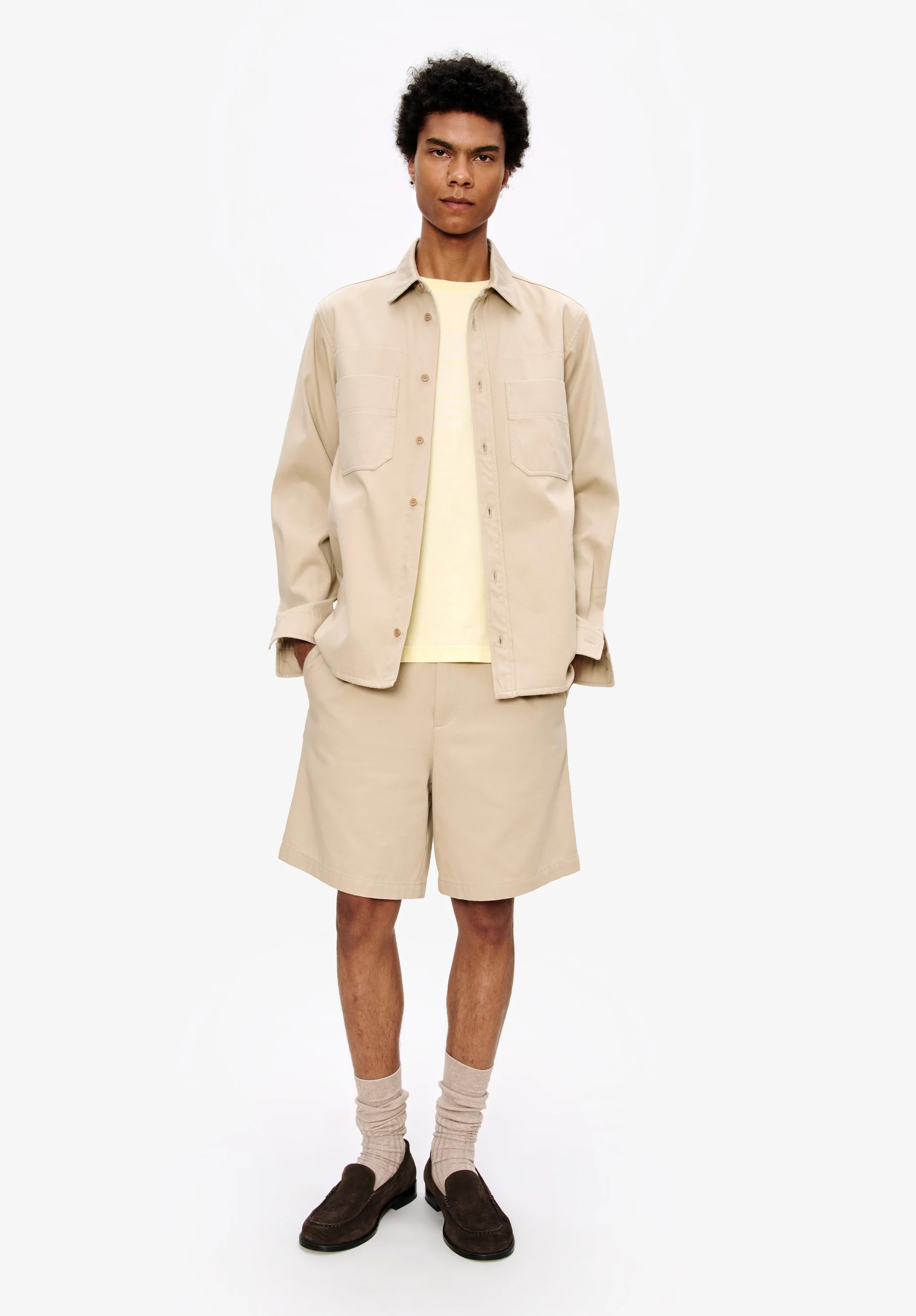 Veste beige esprit workwear - Beige