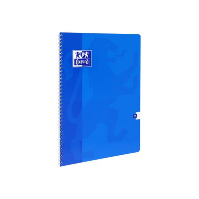 Oxford - Cahier à spirale polypro 24 x 32 cm - 180 pages - petits carreaux (5x5 mm) - disponible dans différentes couleurs