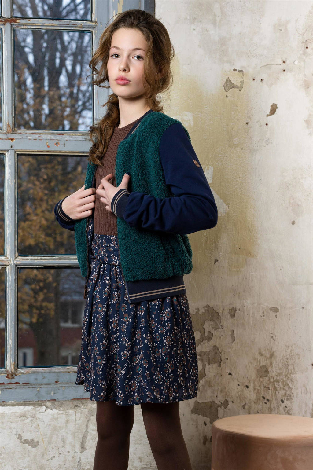 NoBell’ rok Nadir van polyester blauw