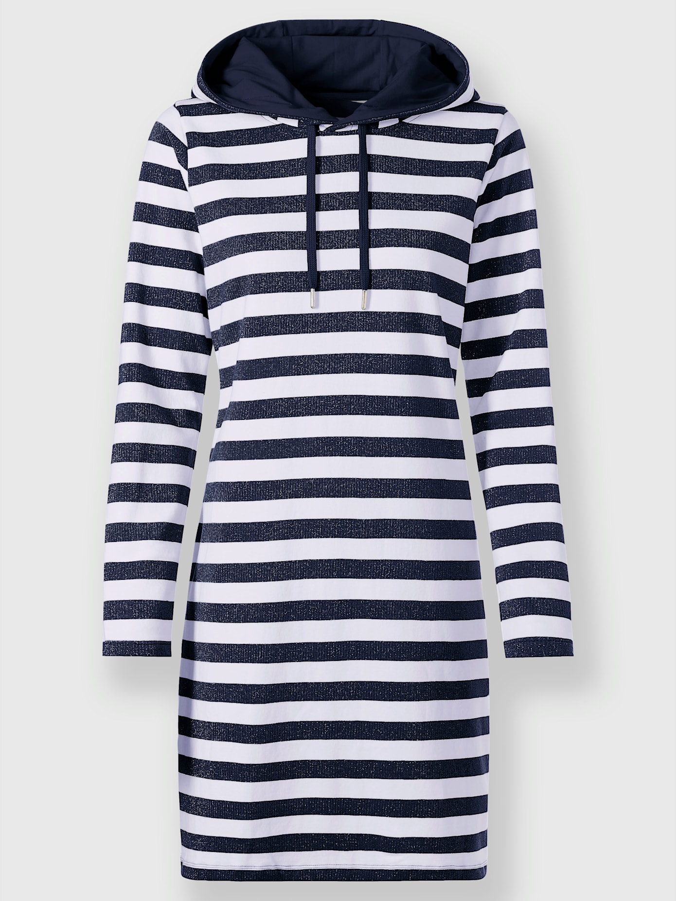 Robe en matière sweat superbe fil brillant