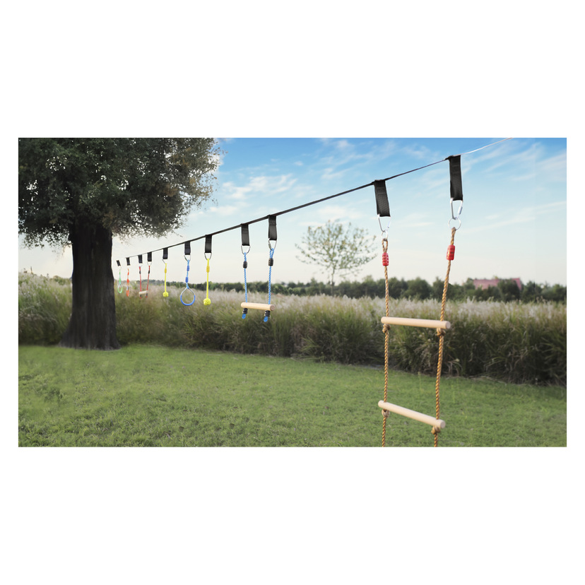 Slackline aktivitetssett 13 deler 13 m