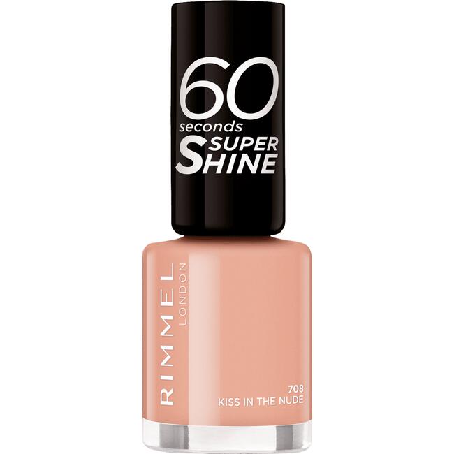 Rimmel London 60 Seconds SuperShine nagellak 708 Kiss in the Nude