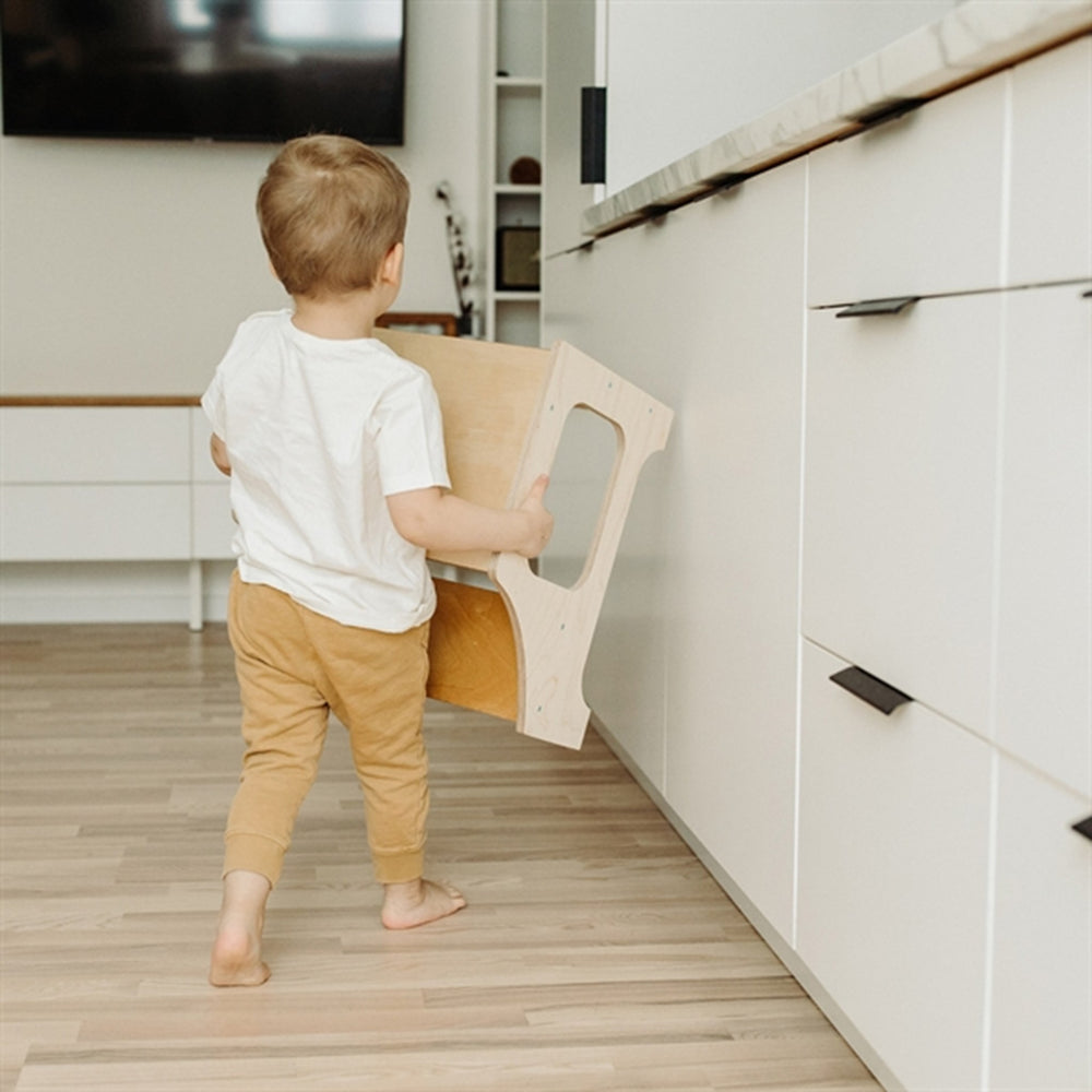 Step Stool Natural - Duck Woodworks → Luksusbaby.dk