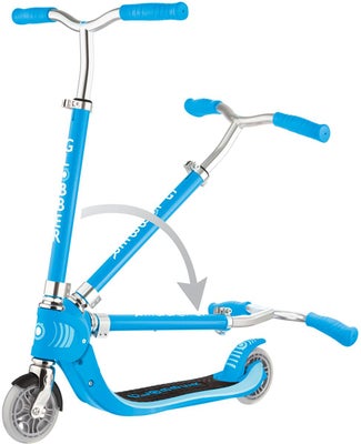Globber Flow Sammenleggbar 125 V2 Sparkesykkel, Himmelblå