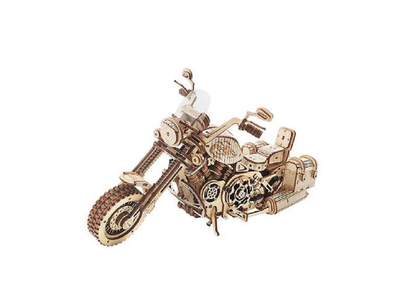 RoboTime Bausatz Cruiser Motorrad Cruiser Motorrad 3D Puzzle aus Holz