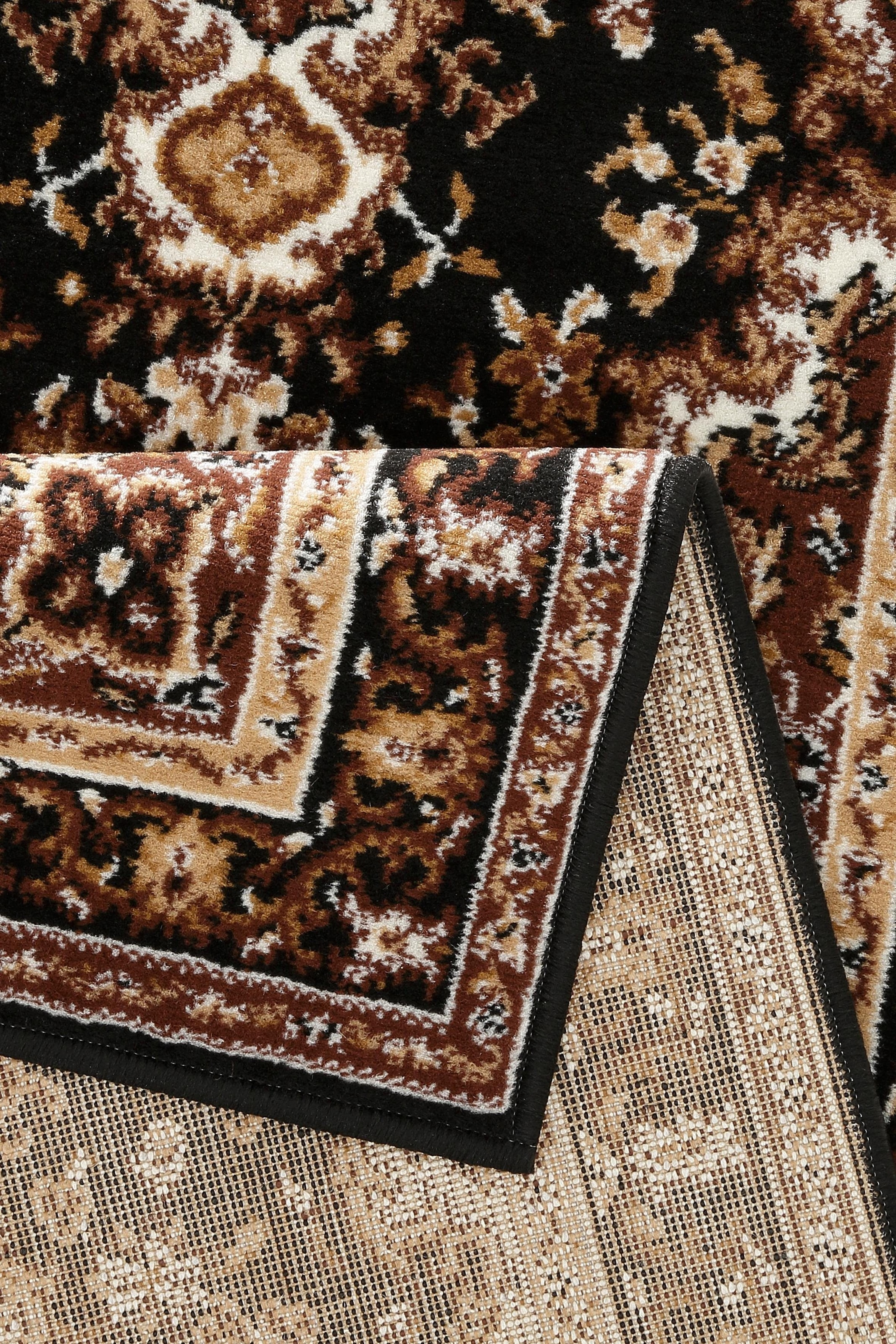 my home Läufer »Oriental, Made in Belgium« rechteckig 7 mm Höhe Läufer, Brücke, Kurzflor, Orient-Optik, mit Bordüre, gewebt