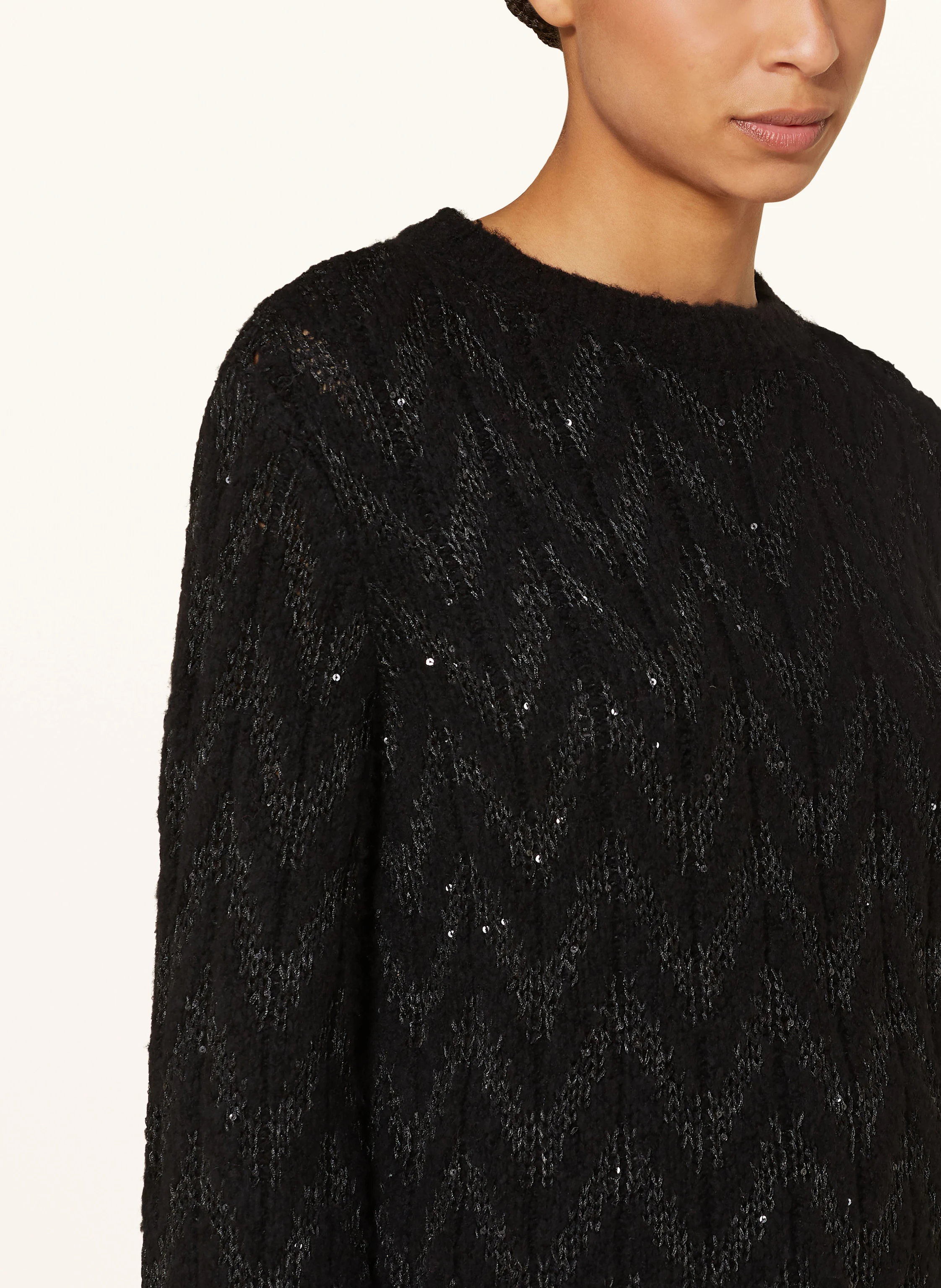 Princess GOES HOLLYWOOD Pullover mit Pailletten