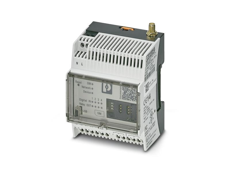 Phoenix Contact SMS-Relais TC MOBILE I/O X200-4G AC 4G SMS-Fernwartung