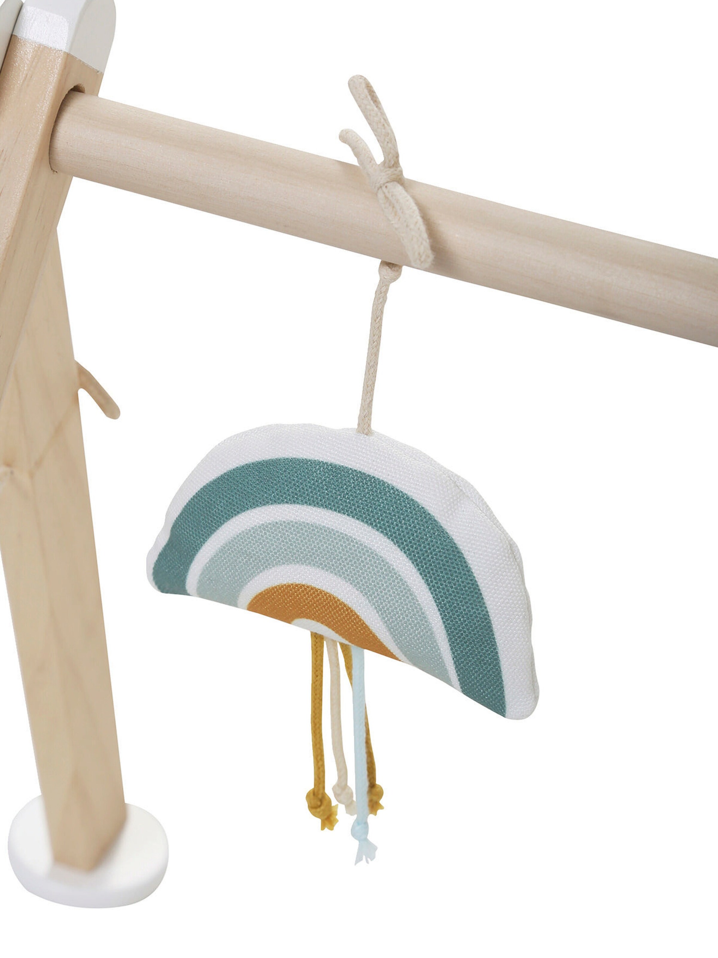 Vertbaudet Baby Spielbogen aus Holz FSC® beige/wolke und sterne