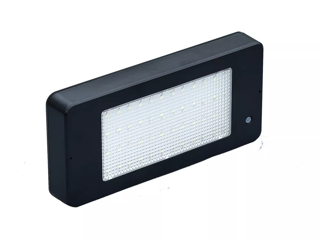 Applique solaire IP65 (800lm 6000K A++) - Noire - Voltman