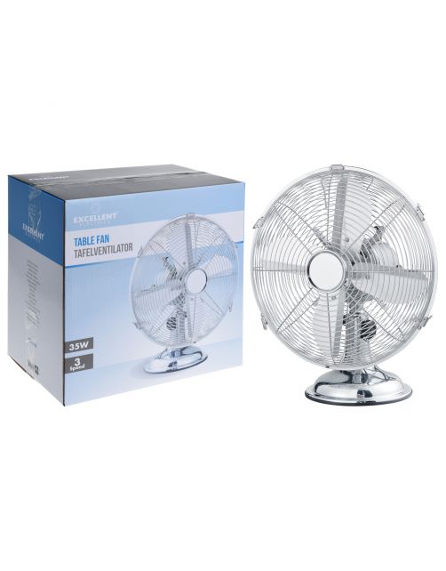 Homestyle Ventilator Tafel Model - Ventilator - Ø30 cm Chroom